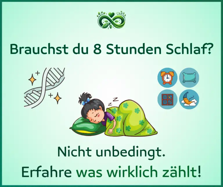 8 Stunden Schlaf