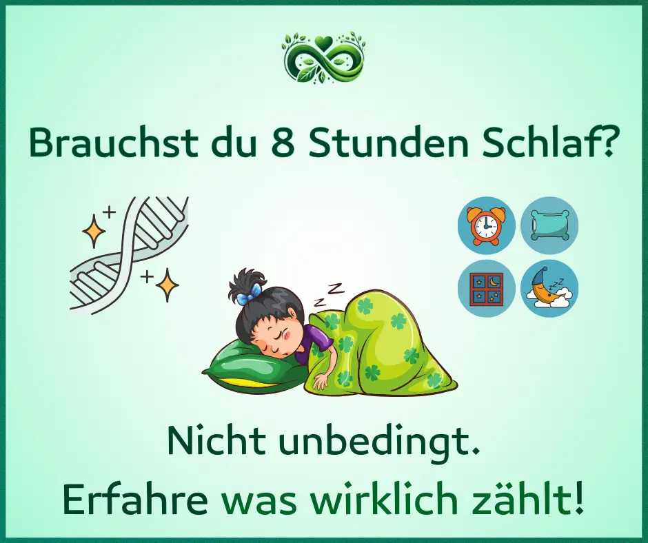 8 Stunden Schlaf